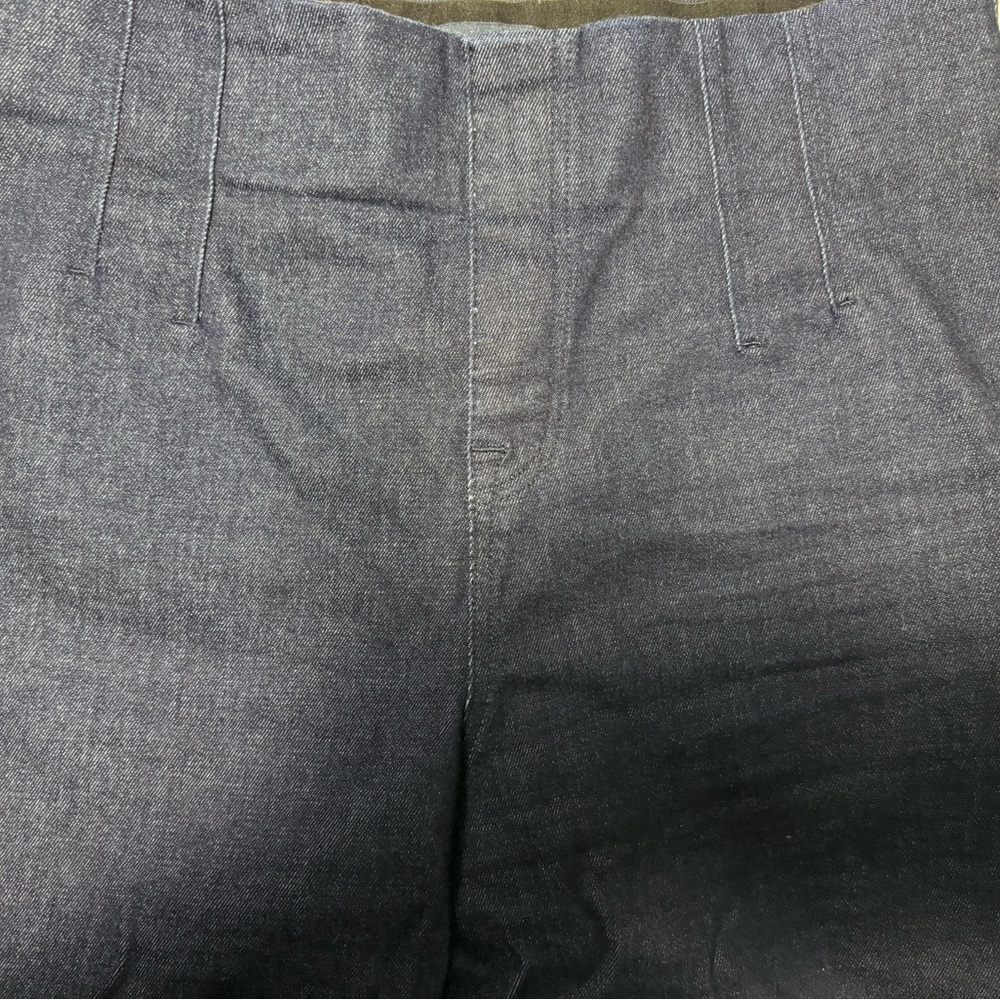 SPANX Dark Blue Cropped Wide Leg Jeans - Picture 6 of 6